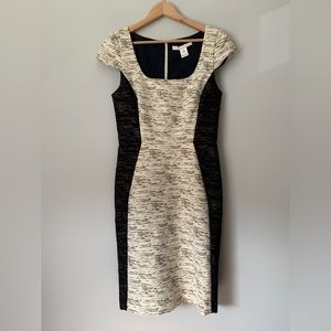 Anthropologie Troubadour Colorblock Metallic Dress Size 6